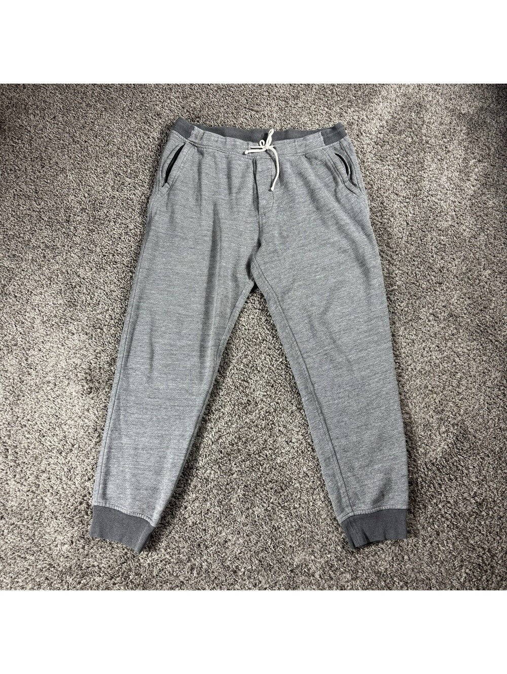 J Crew Sportswear Tapered Workout Jogger Sweatpants in Gray Colorway Large